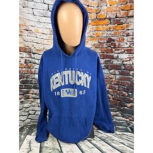 University of Kentucky Wildcats Hoodie Blue‎ Team Issue 1865 XL